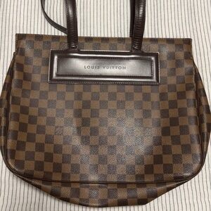 Louis Vuitton Dark Brown Checkered Tote